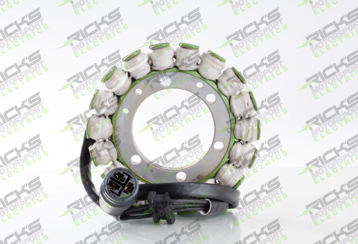 Rick's Motorsports Electrics Universal OEM Style Stator for Kawasaki ZX-6R '82-20, ZZR600 '93-08 Rick's Motorsports Electrics Universal OEM Style Stator for Kawasaki ZX-6R '82-20, ZZR600 '93-08